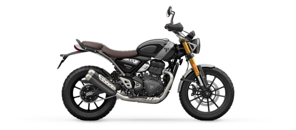 「SCRAMBLER 400 X」ファントムブラック/シルバーアイスバージョン