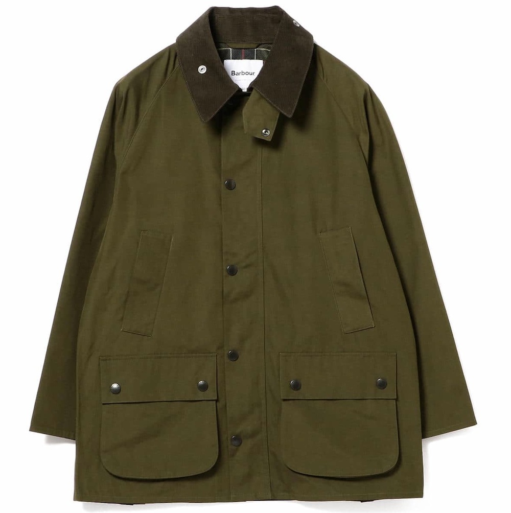 ピーチドBarbour × BEAMS F  ビデイル  ピーチスキン ジャケット