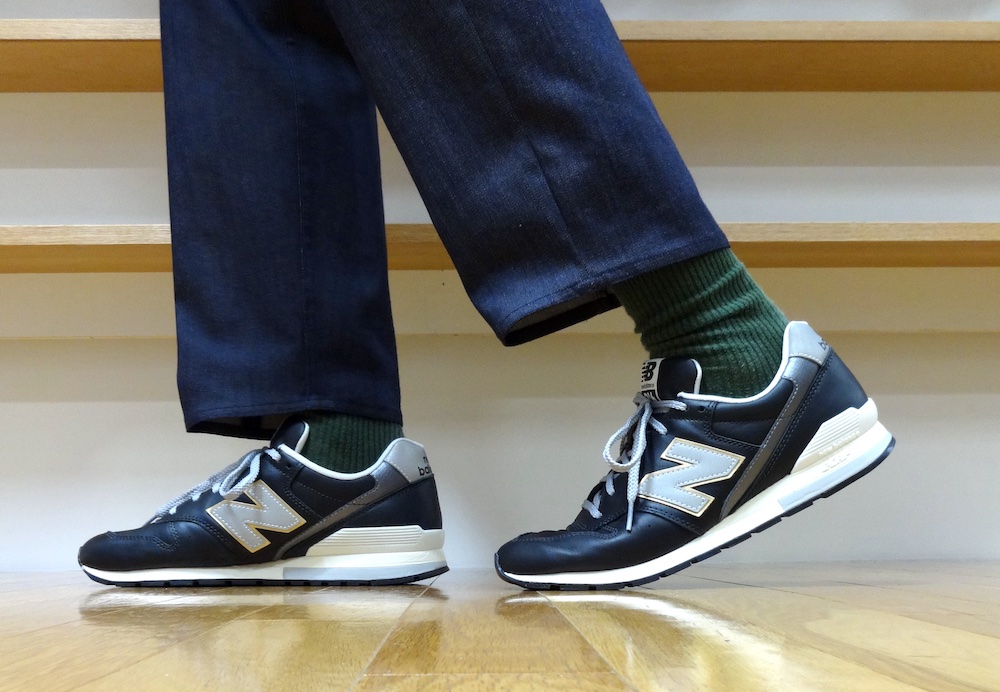 NEWBALANCE☆ニューバランスM996レザースニーカー黒