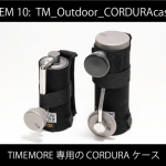 「TM_Outdoor_CORDURAcase」はCORDURA®️ fabricを使用したハンドミルTIMEMORE専用ケース