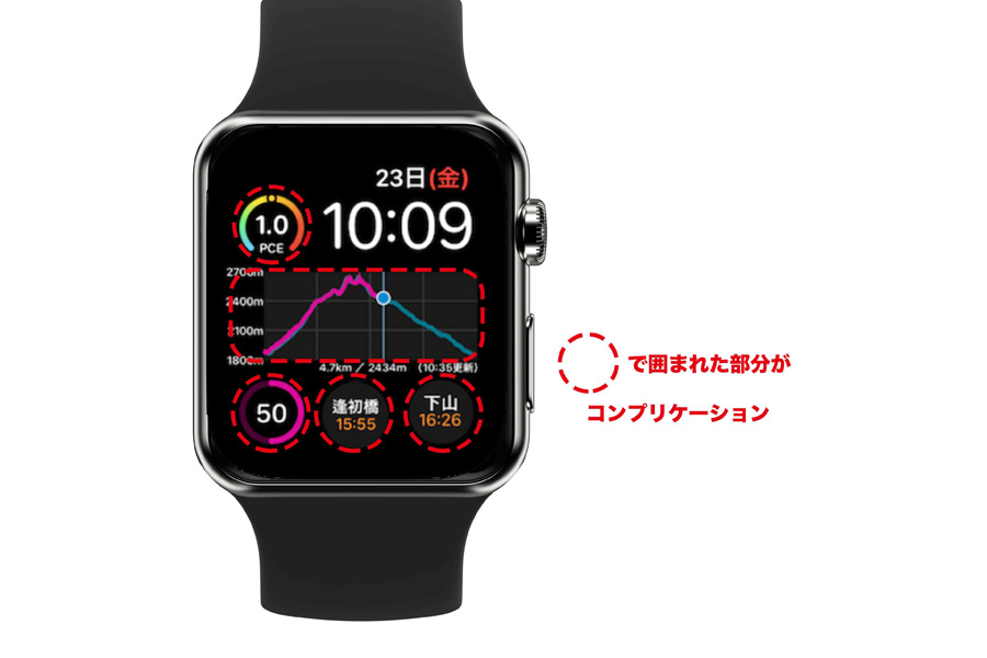 登山するならApple watchの文字盤で状況確認できる「ヤマレコ」がオススメ！
