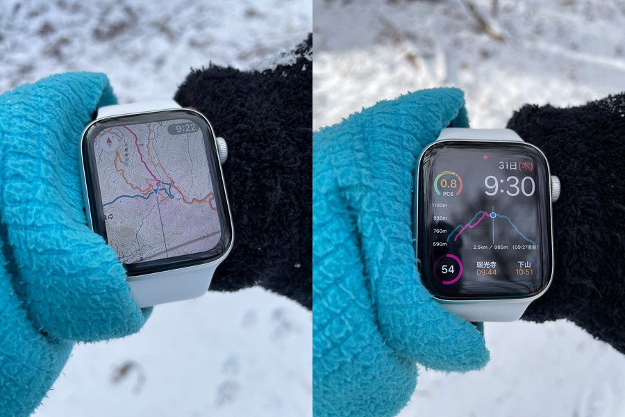 登山するならApple watchの文字盤で状況確認できる「ヤマレコ」がオススメ！