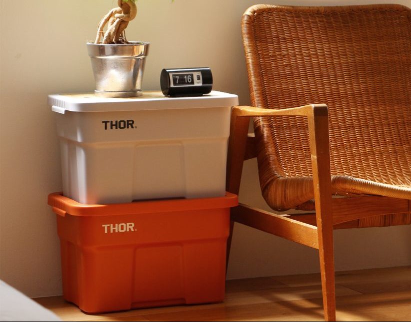 部屋でもアウトドアでも使える収納BOX】無骨デザインが超