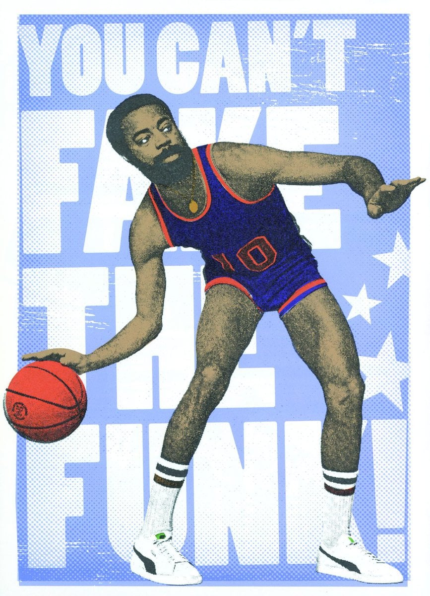 バスケットボールプレイヤーのウォルト・クライド・フレイジャー
