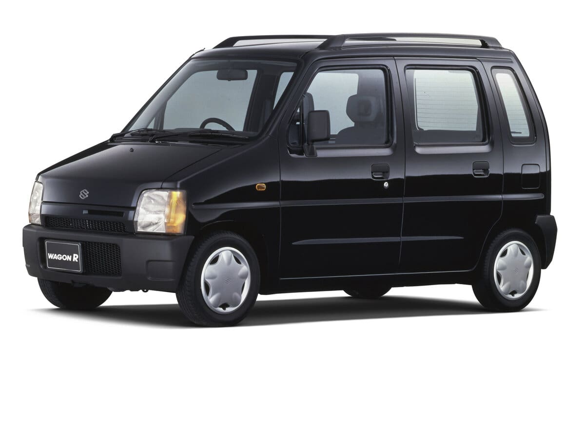 1993年9月誕生の初代ワゴンR。「軽ワゴン」という新たなジャンルを創出した革命的モデル