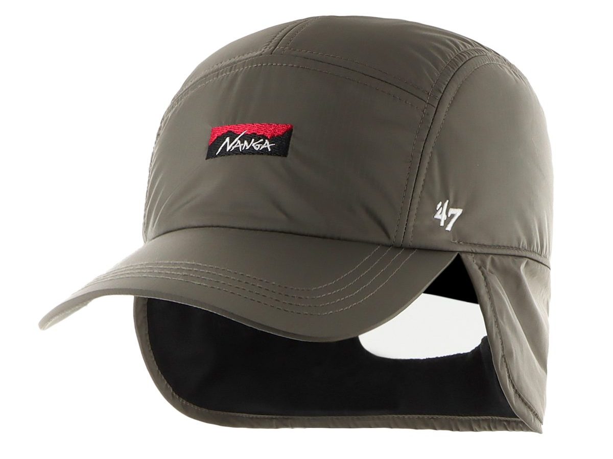 「NANGA AURORA TEX® '47 FLAP CAP」￥7,150／ダークグレー