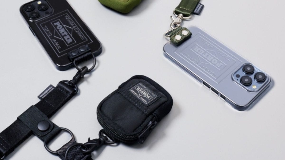 【PORTERのスマホショルダー】人気アイテム「Shoulder Air Jacket™ with Pouch」にiPhone 15 Proサイズが仲間入り