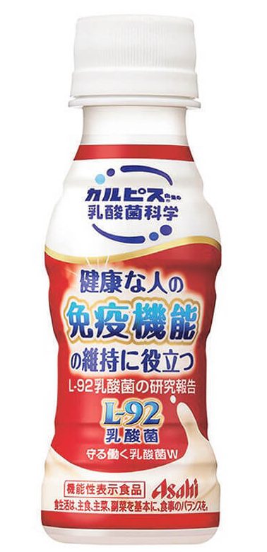 アサヒ飲料／守る働く乳酸菌W（PET100ml） ￥138