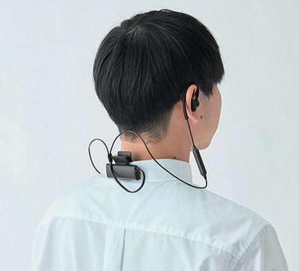 キングジム／「デジタル耳せん」MM4000　クリップを衣類に挟んで装着