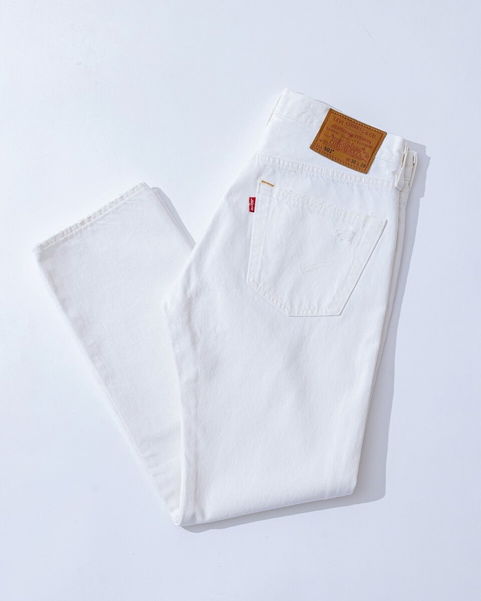 リーバイス 完売品ジャーナルスタンダード 別注 501 ホワイトデニムパンツ リーバイス ジャーナルスタンダードレリューム 別注 501 ホワイト
