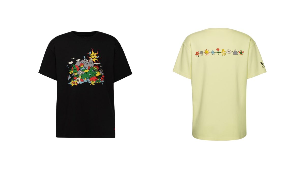 「Mammut × Unless Mountain Day T-Shirt」￥13,200／2色展開（ブラック、イエロー）