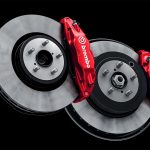 Brembo製ベンチレーテッドディスクブレーキ