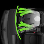 操作パネル・ディスプレイをドライバー側へ15度傾けて設置することで視認性と操作性を改善