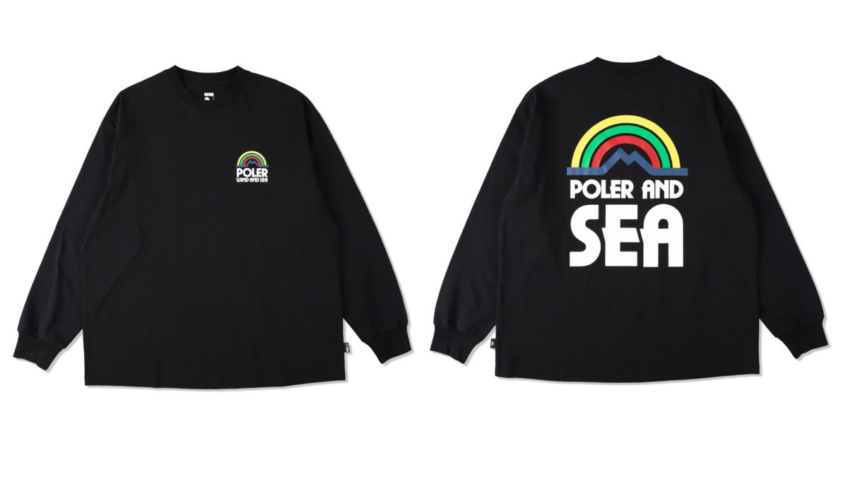 「POLeR × WDS FIELD L/S TEE」￥10,450／3色展開