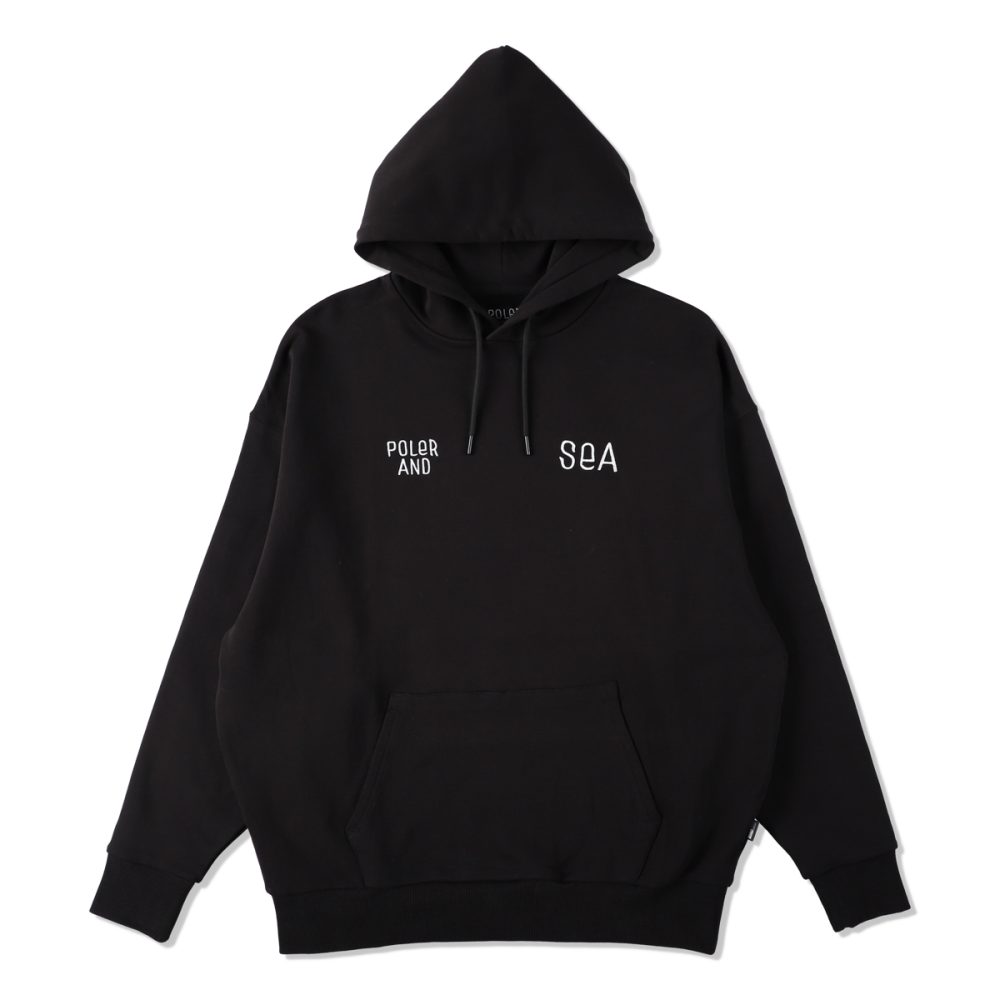 「POLeR × WDS FIELD HOODIE」￥16,500／ブラック