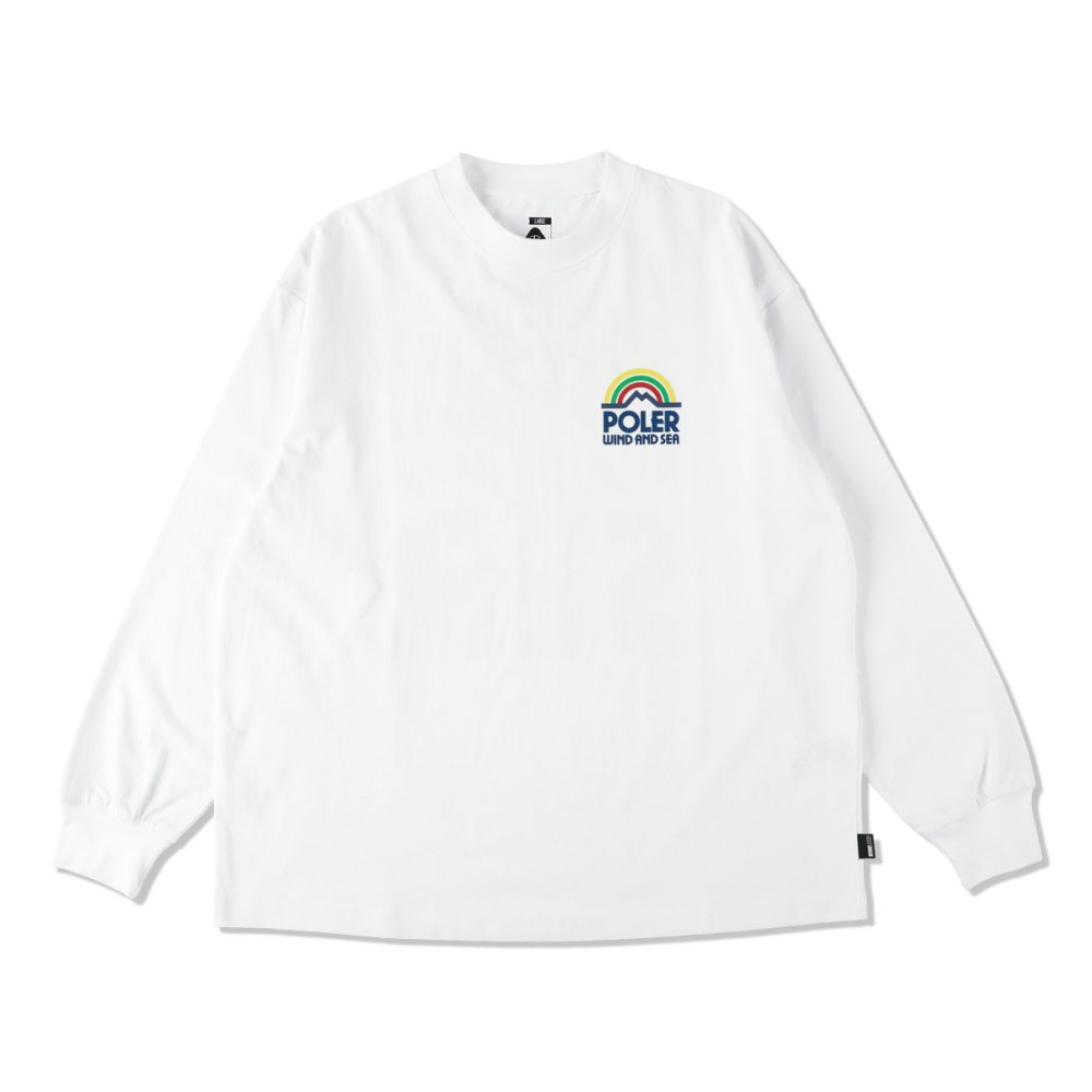 「POLeR × WDS FIELD L/S TEE」￥10,450／ホワイト