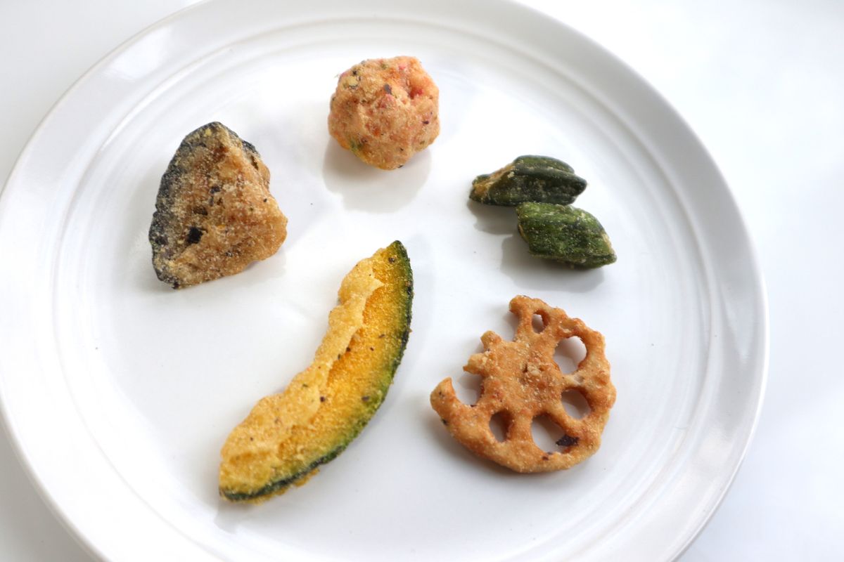 「天ぷらスナック」の中身は５種類