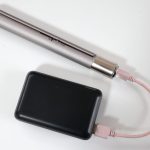 USB給電式ミニヘアアイロンは充電器でも使用可能