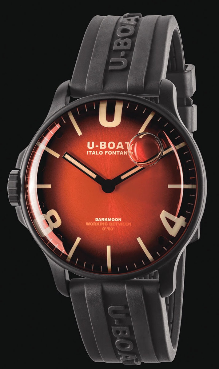 ユーボート ダークムーン 44mm レッド IPB ソレイル