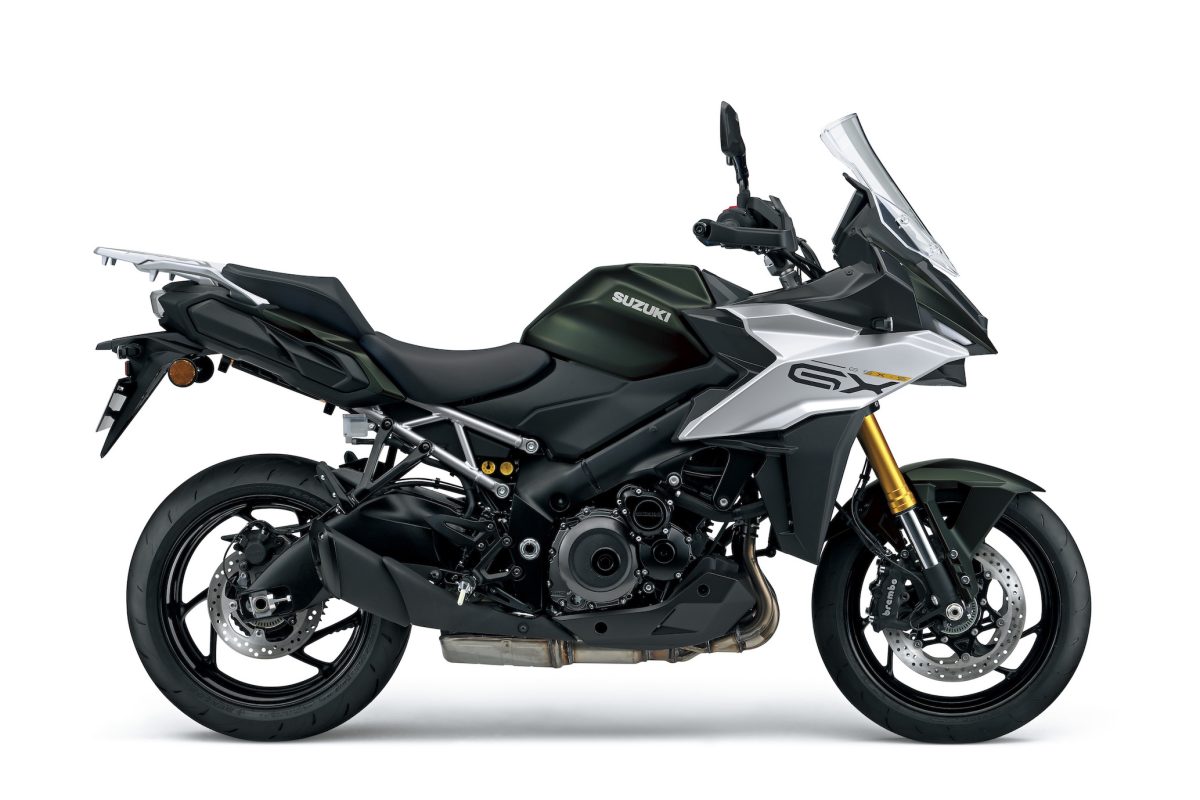 GSX-S1000GXのパールマットシャドーグリーンカラー