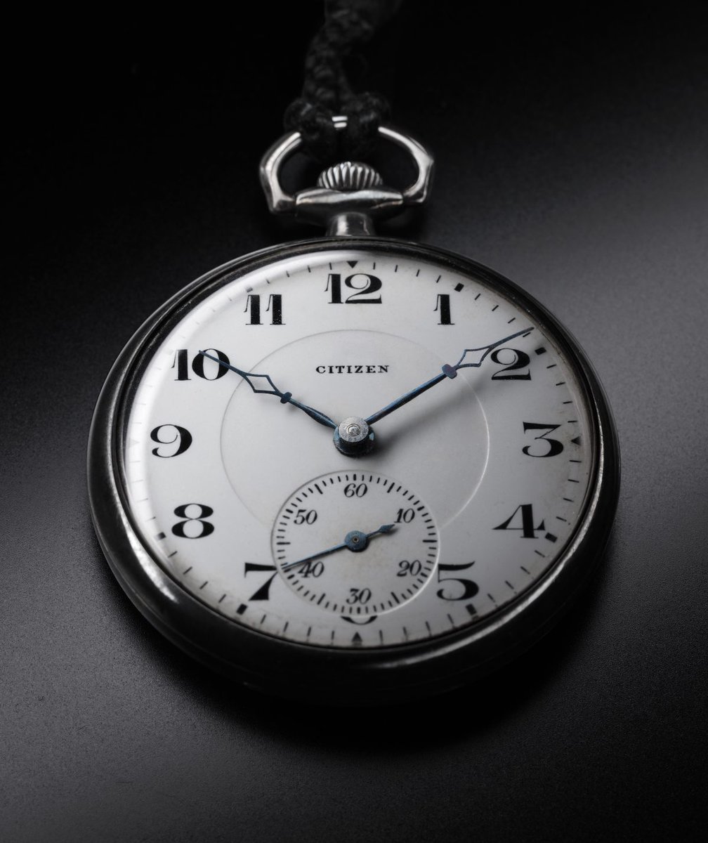 1924 年に、シチズンが初めて世に送り出した懐中時計