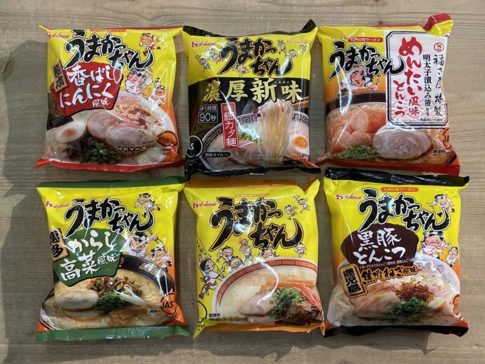 袋麺のご当地展開はハウス食品のうまかっちゃんが有名