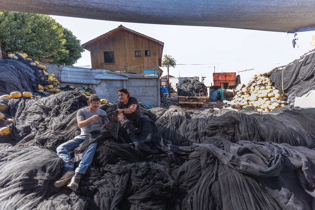 廃漁網をリサイクルした「ネットプラス」（WHOISJURGEN©2024Patagonia,Inc.）