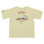 「ECO HYBRID CAMPING MANNERS WILD ANNIMALS KIDS TEE」￥4,400／イエロー