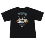 「ECO HYBRID CAMPING MANNERS SOAP BUBBLES KIDS TEE」￥4,400／ブラック