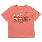 「ECO HYBRID CAMPING MANNERS WILD ANNIMALS KIDS TEE」￥4,400／ピンク