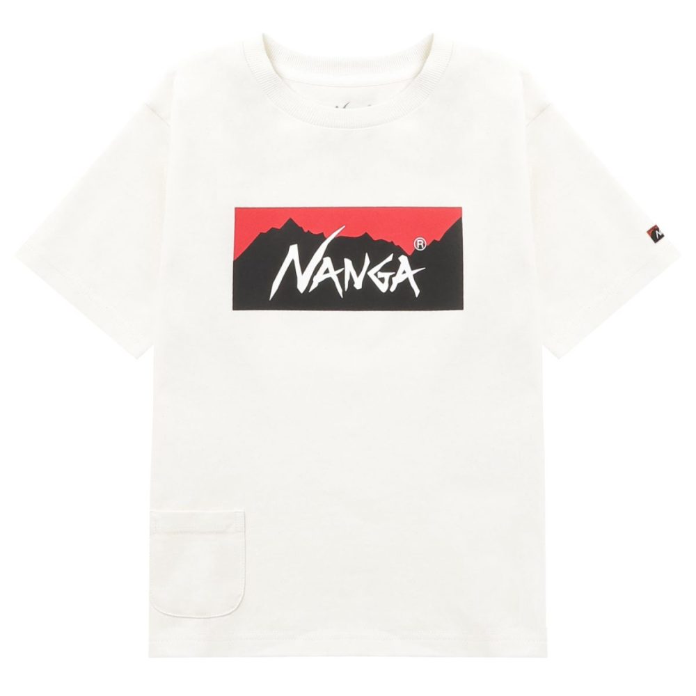 「ECO HYBRID BOX LOGO KIDS TEE」￥4,400／ホワイト