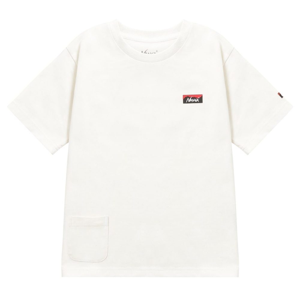 「ECO HYBRID MINI BOX LOGO KIDS TEE」￥4,400／ホワイト