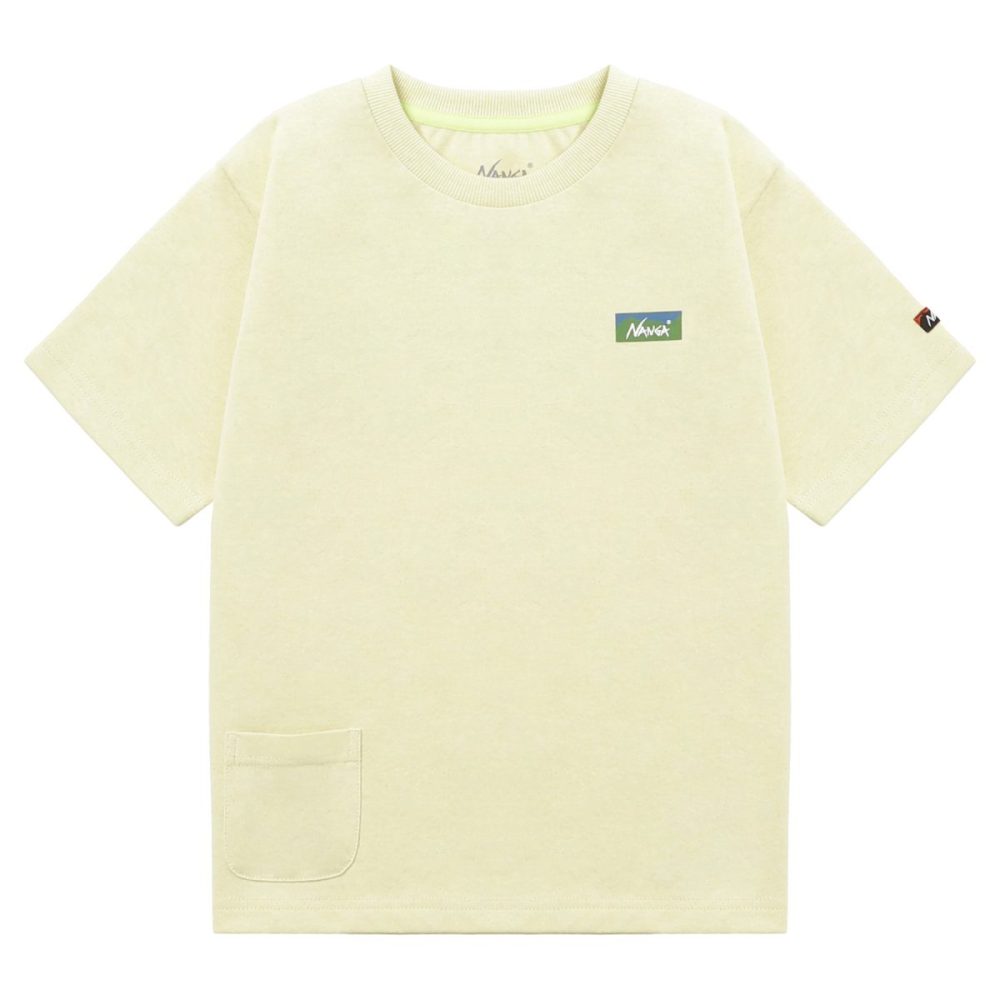 「ECO HYBRID MINI BOX LOGO KIDS TEE」￥4,400／イエロー