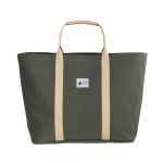 「70's キャンバス トート【L】」￥16,500／H35×W61×D22㎝／31ℓ／6色展開（オリーブ、ベージュ、ネイビー、オリーブ|ベージュ、ネイビー|グリーン、レッド|ネイビー）