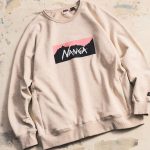 ナンガ　ECO HYBRID BOX LOGO SWEATSHIRT