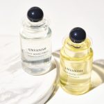 アンベニッシュ　右：perfumedbodyoil　左：perfumeoilhand&bodywash　