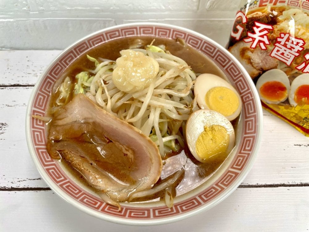 3.　ラーメンビリー（クックランド）意外やもやしやキャベツなど盛りに盛っても材料費は100円程度です