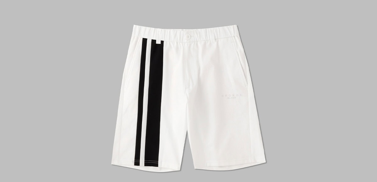 クロノス ブラック 2LINE SHORTS ￥19,800（税込）