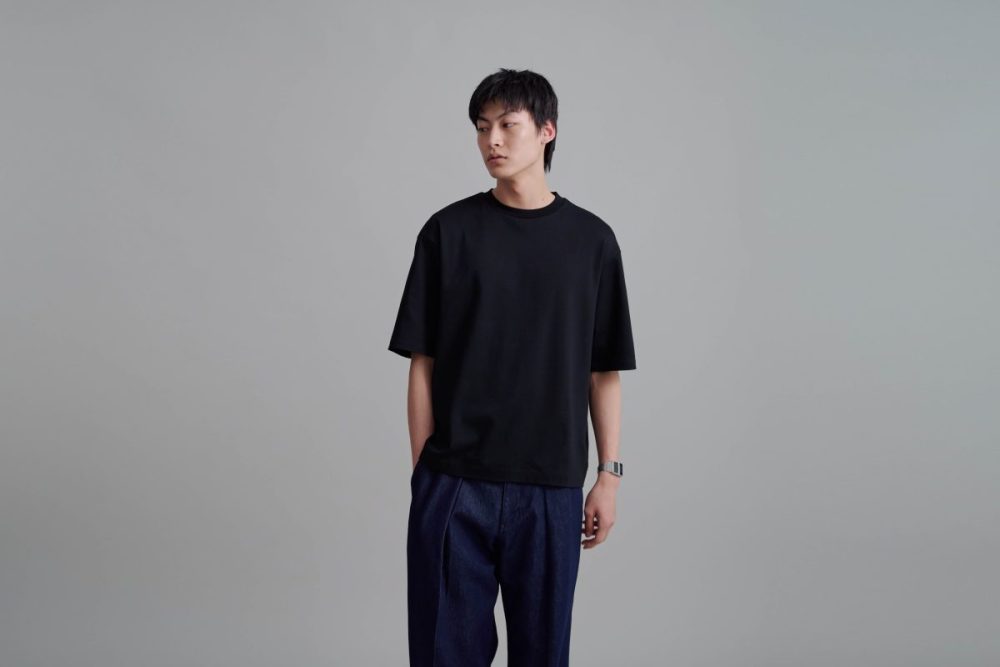 「極 色褪せない黒TEE」￥8,800