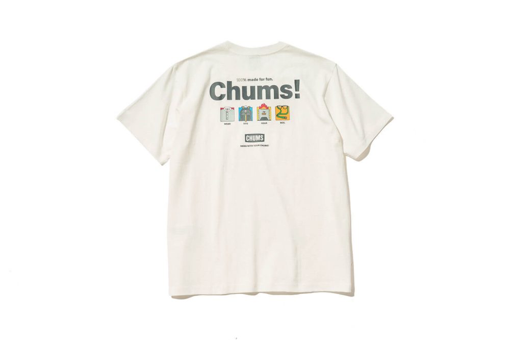 チャムス アンチバグ 100％ メイドフォー ファン Tシャツ　「BACKデザイン」