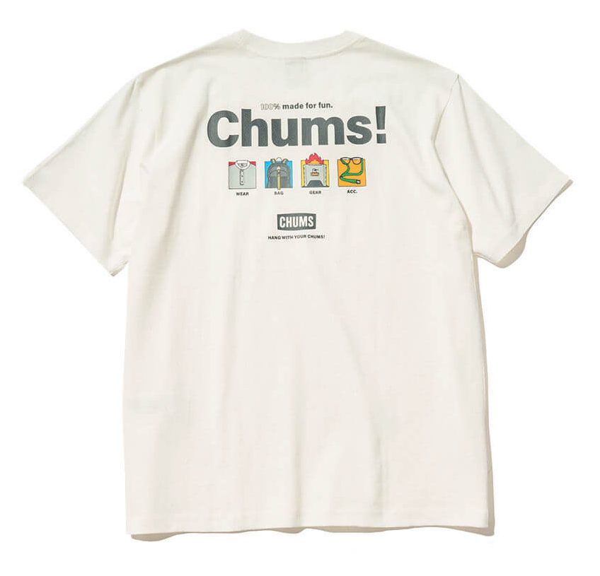チャムス
アンチバグ 100％ メイドフォー ファン Tシャツ　「BACKデザイン」
