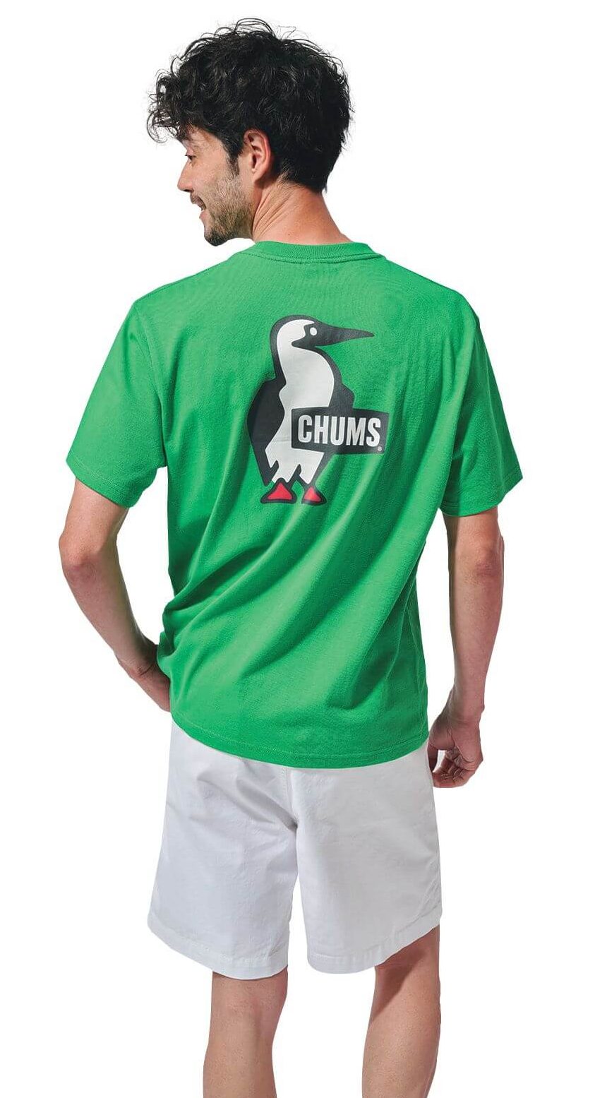 チャムス
ブービーロゴ Tシャツ　「BACKデザイン」