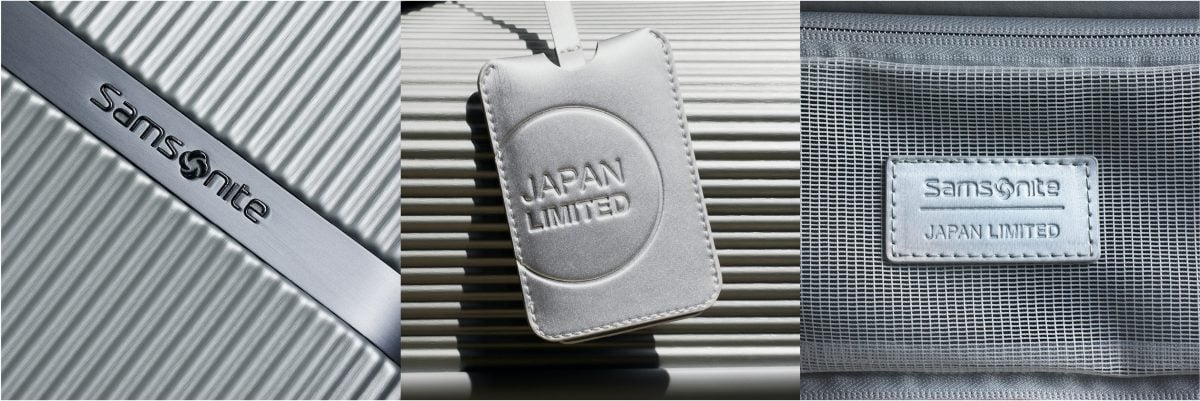 『JAPAN LIMITED』と刻印されたスペシャルなラゲッジタグが付属