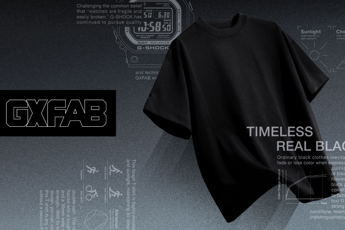 色褪せに強い究極の黒T」G-SHOCKの開発思想を継承した“GXFAB”は即戦力