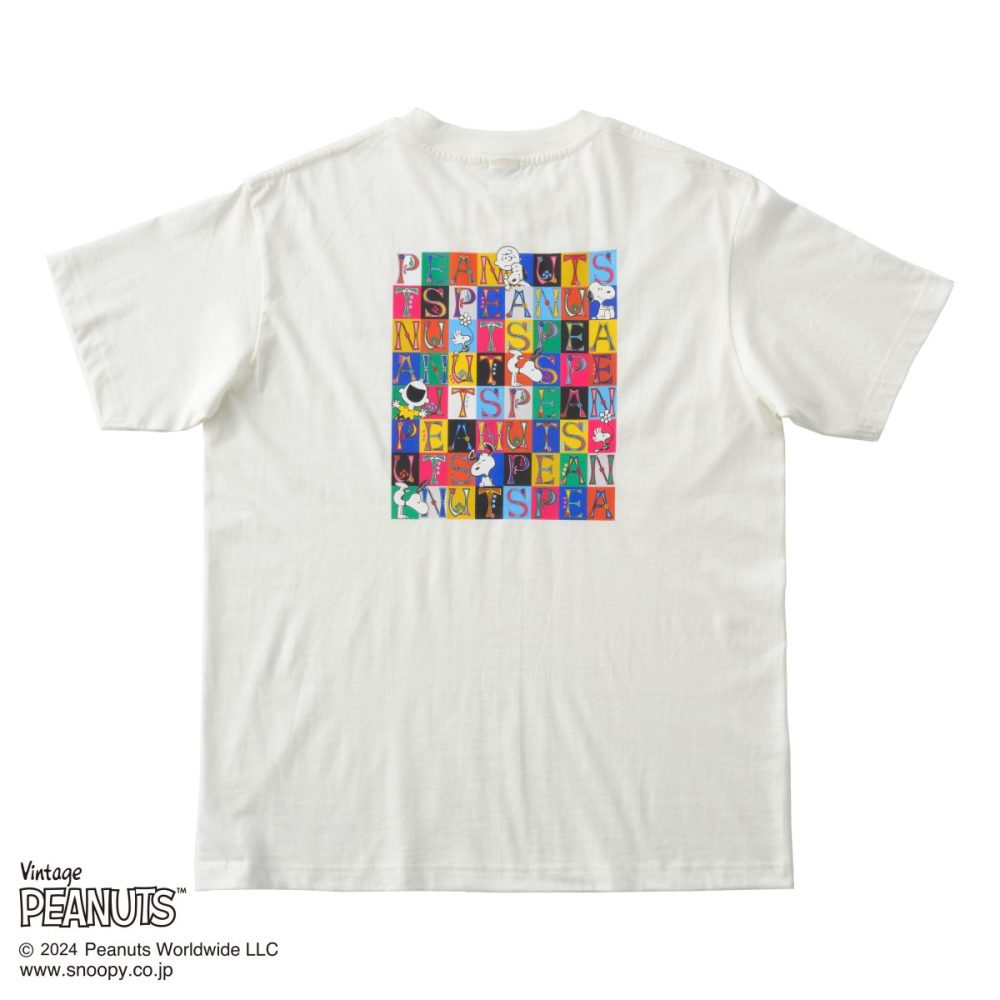 「スヌーピー・ティーシャツ5」のバックプリント