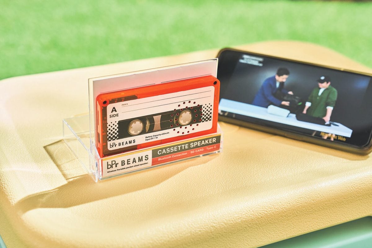 bPr BEAMS カセットテープ型 Bluetooth スピーカー