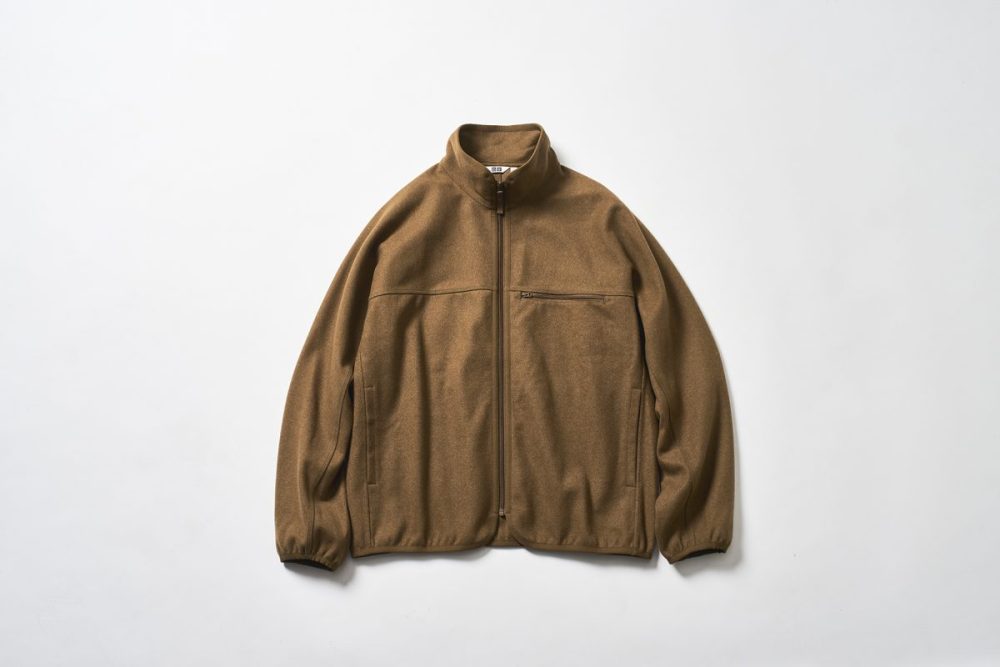 ブラッシュドジャージーブルゾン 34 BROWN ￥5,990