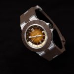 ブルガリ「ブルガリ アルミニウム GMT フェンダー 限定モデル」￥660,000／自動巻／40㎜径／パワーリザーブは42時間／世界限定1200本（フェンダー70周年を祝した特別記念ブック付き）