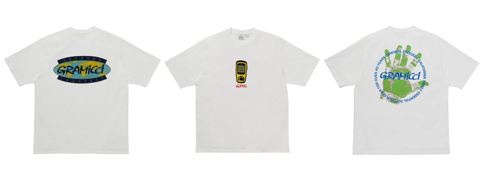 グラミチ FW24 GRAPHICS S/S TEE 各￥7,700（税込）