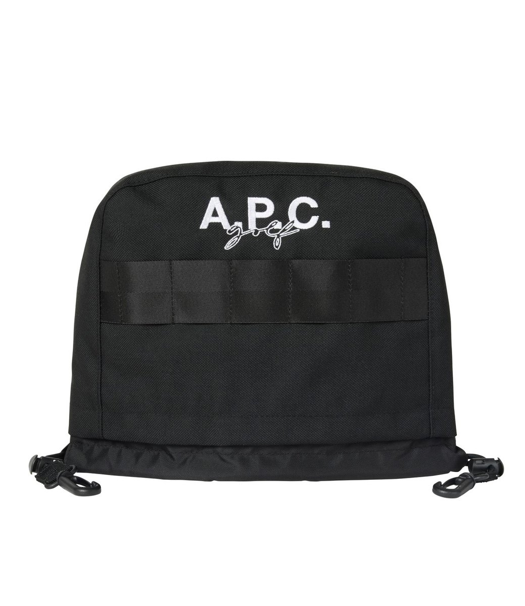 A.P.C. GOLF × BRIEFING GOLF「アイアンカバー TL」￥25,300／2色展開（黒、カーキ）